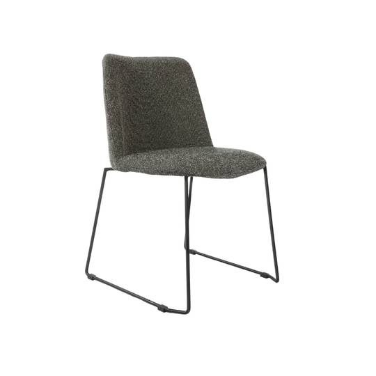 Mateo Fabric Dining Chair Frost Grey